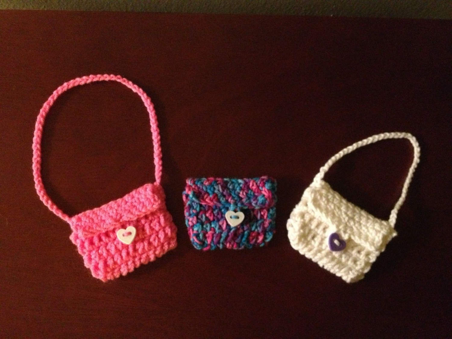 crochet doll bags
