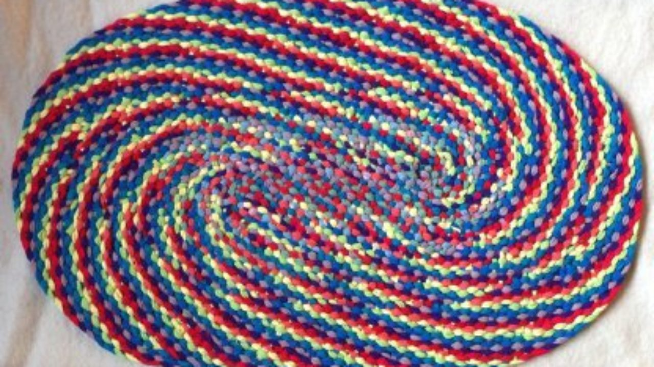 how to make a braided rug without sewing