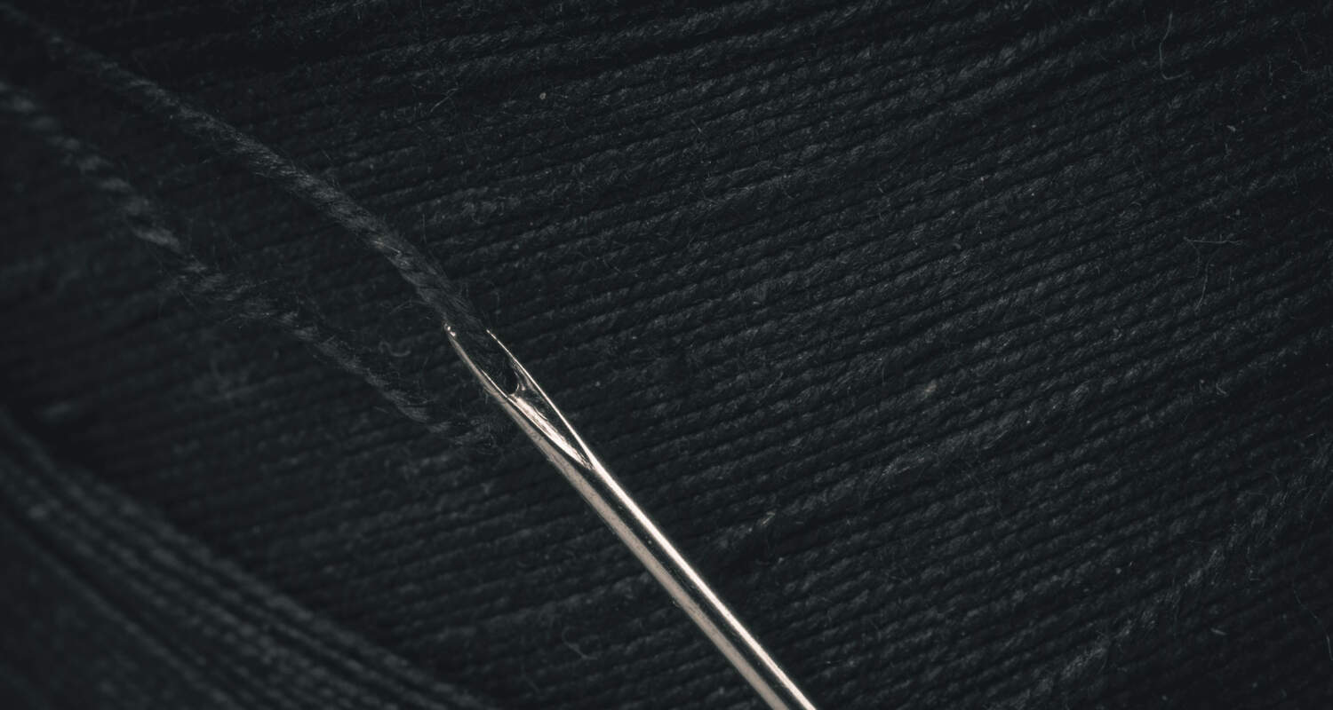 string with needle